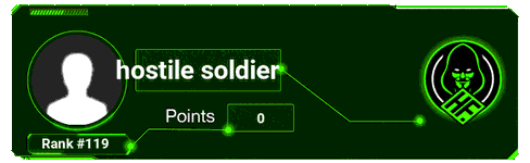 hostile soldier's signature