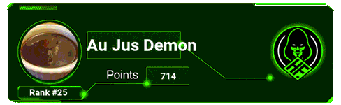 Au Jus Demon's signature